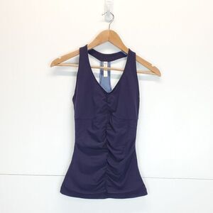 Lucy Ruched Racerback Activewear Tank Top